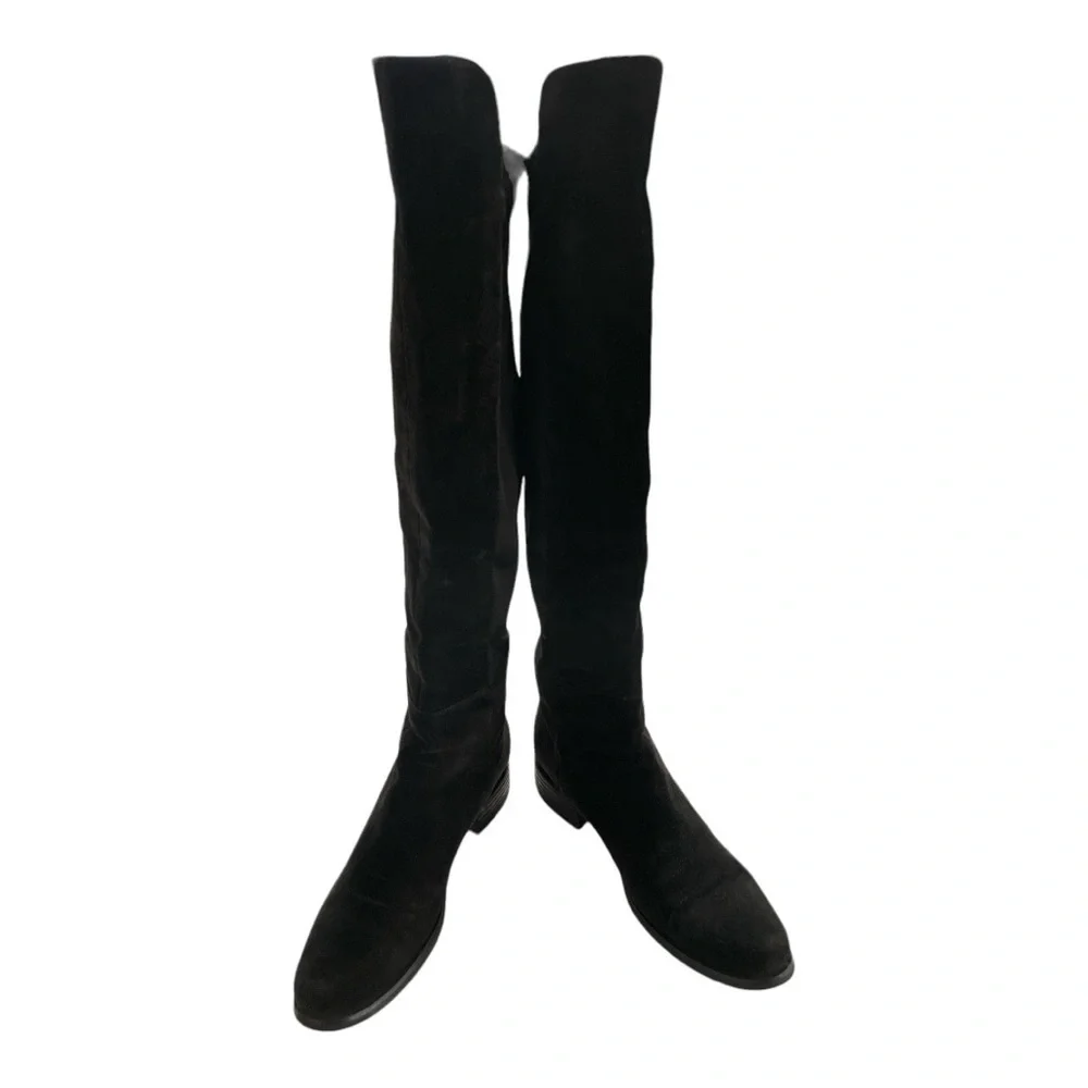 Blondo 'Eden' Over the Knee Waterproof Stretch Boot Black Suede size 8M